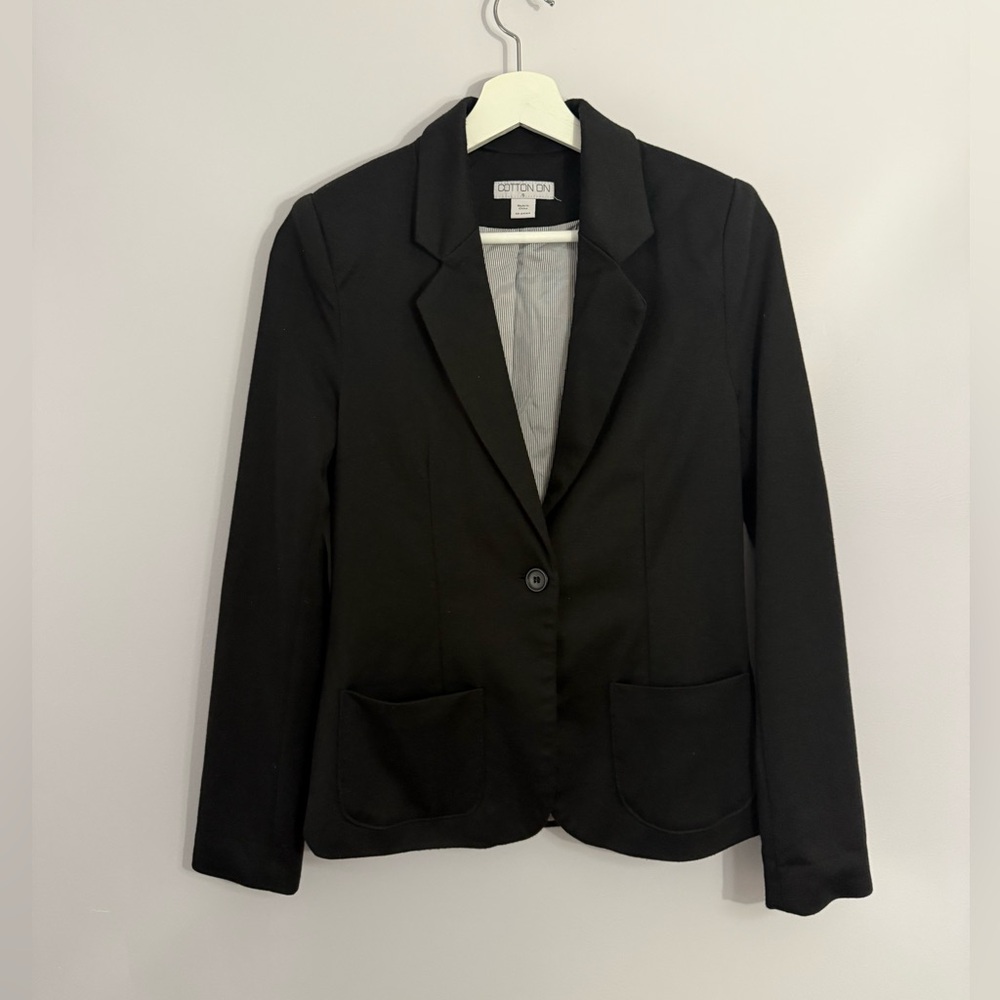 Cotton On Black Women's Blazer (Sz S)